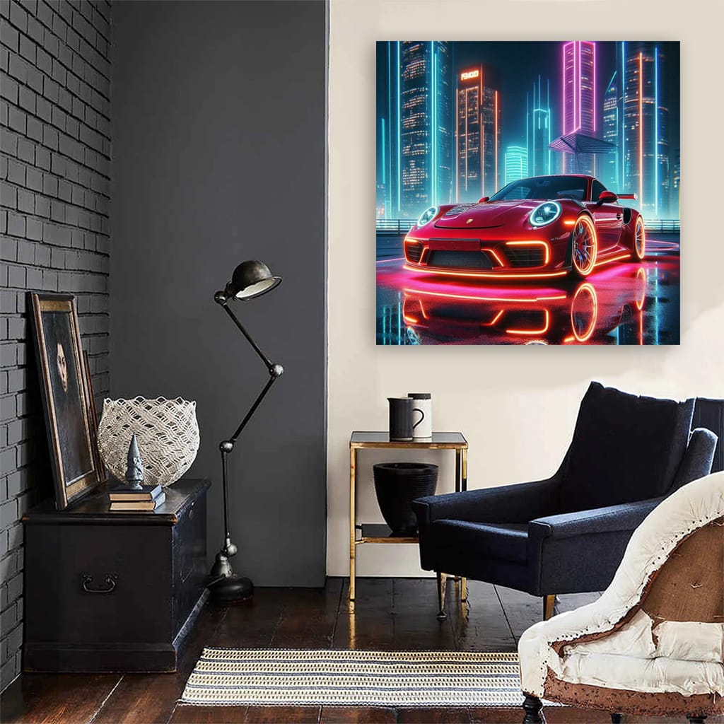Porsche 911 Neon - Icon of Speed and Style