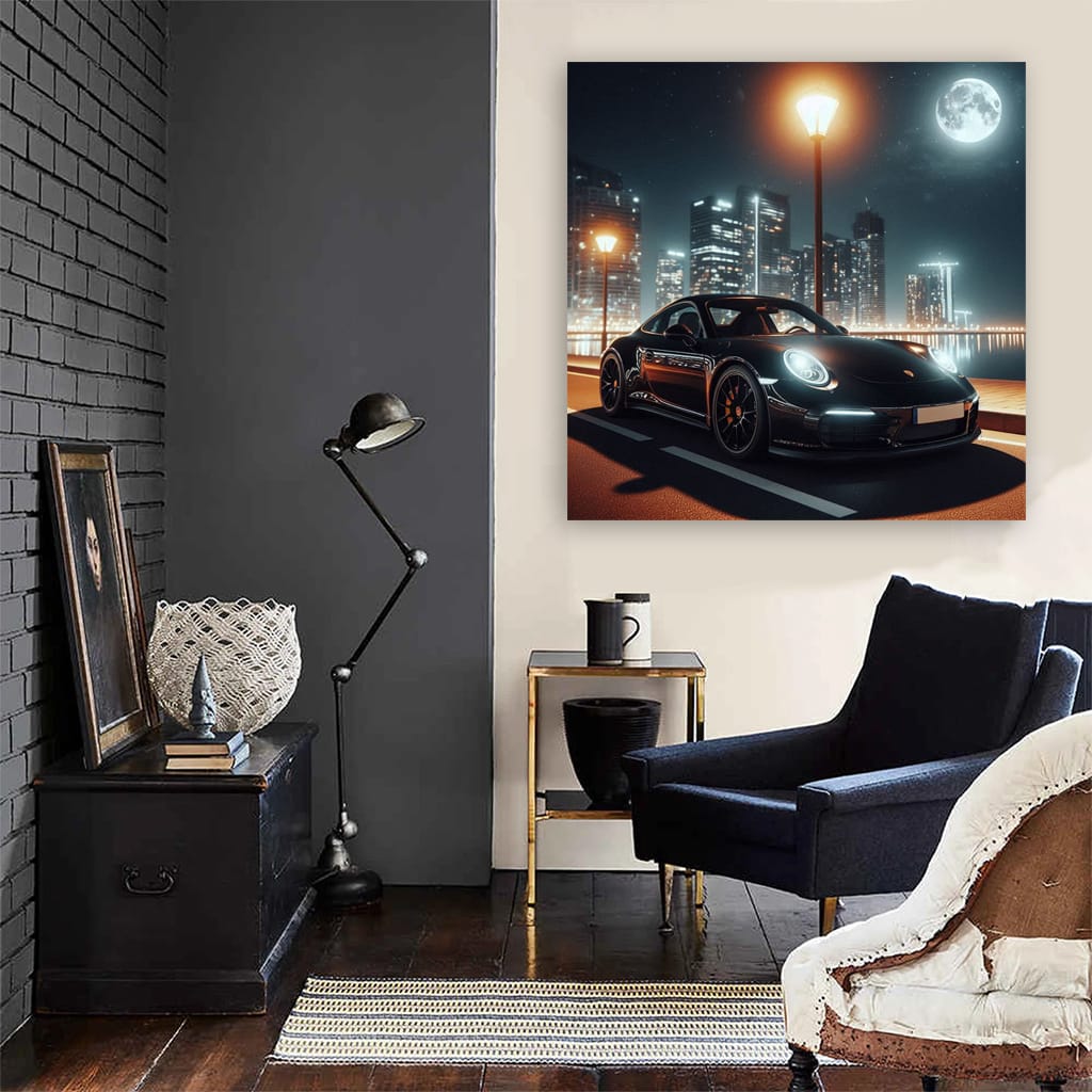 Porsche 911 Night Shot - Elegance Meets Power
