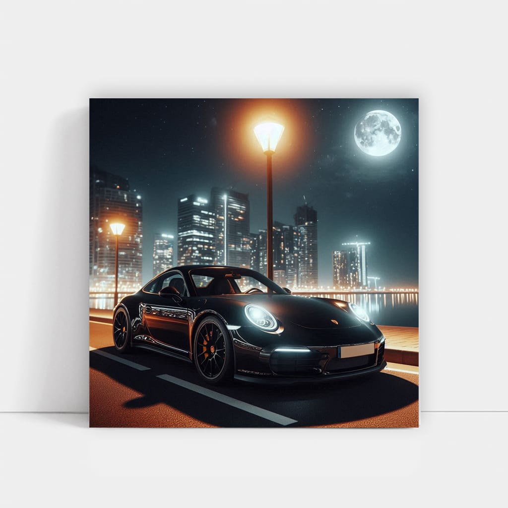 Porsche 911 Night Shot - Elegance Meets Power