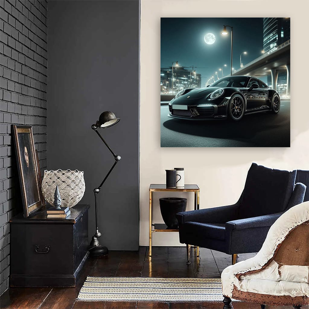 Porsche 911 Night - Sleek Elegance and Power Unleashed