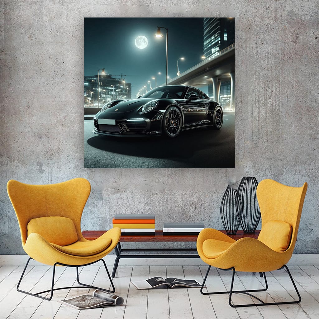 Porsche 911 Night - Sleek Elegance and Power Unleashed
