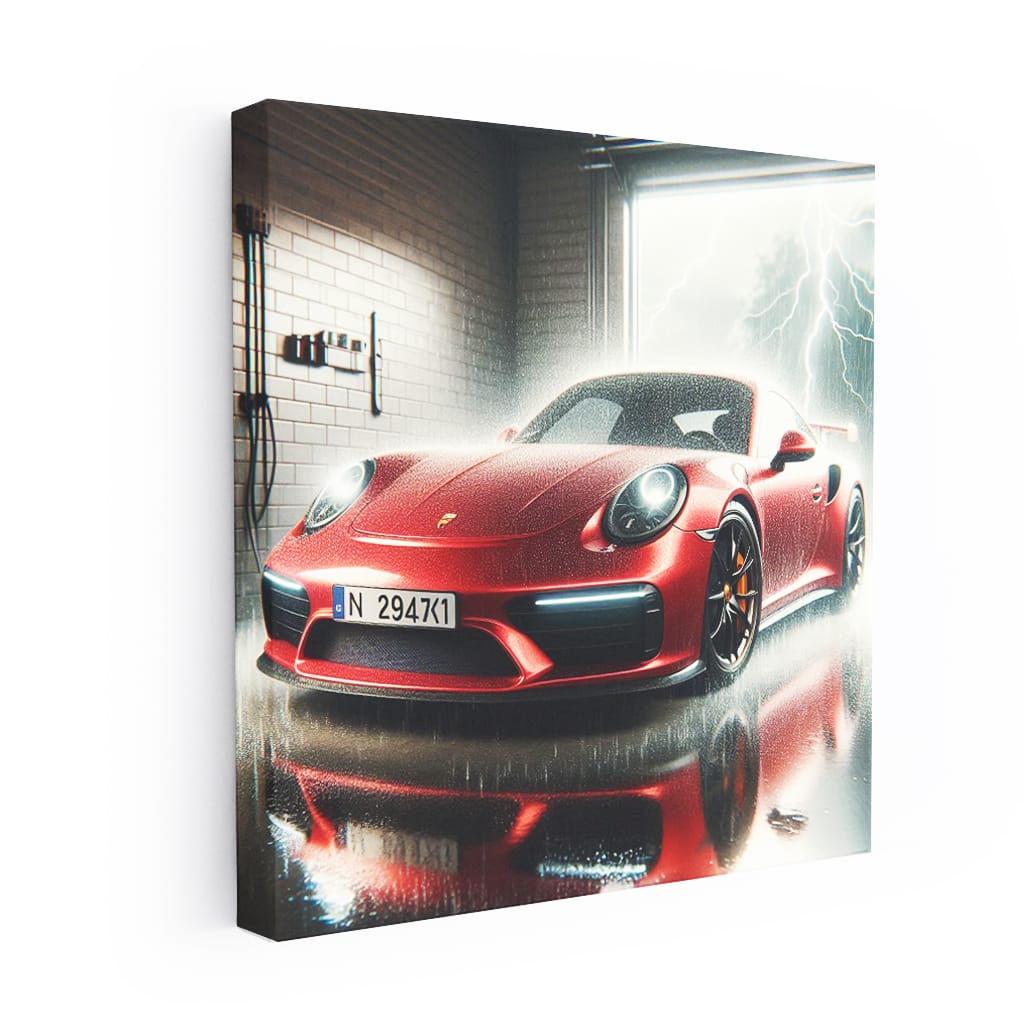 Porsche 911 in Storm - Power Meets Precision