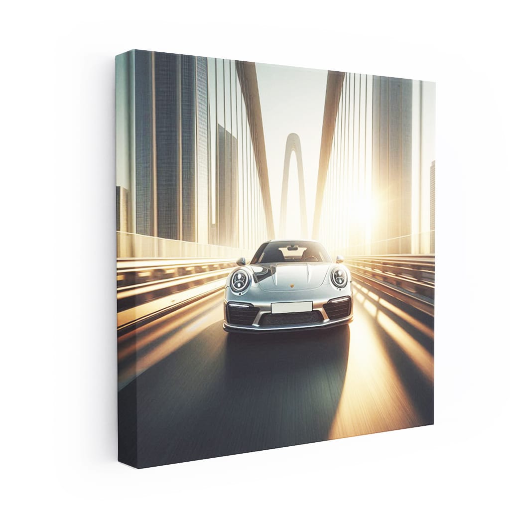Porsche 911 Turbo S on Bridge - Ultimate Power and Precision