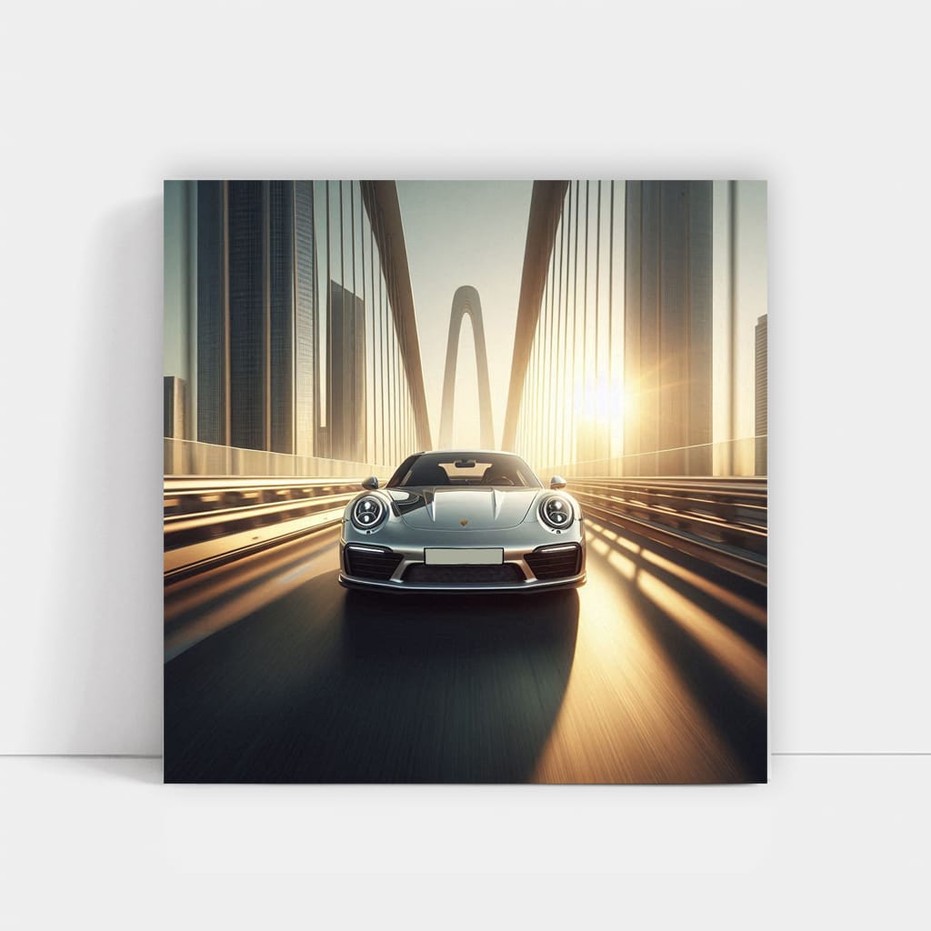 Porsche 911 Turbo S on Bridge - Ultimate Power and Precision