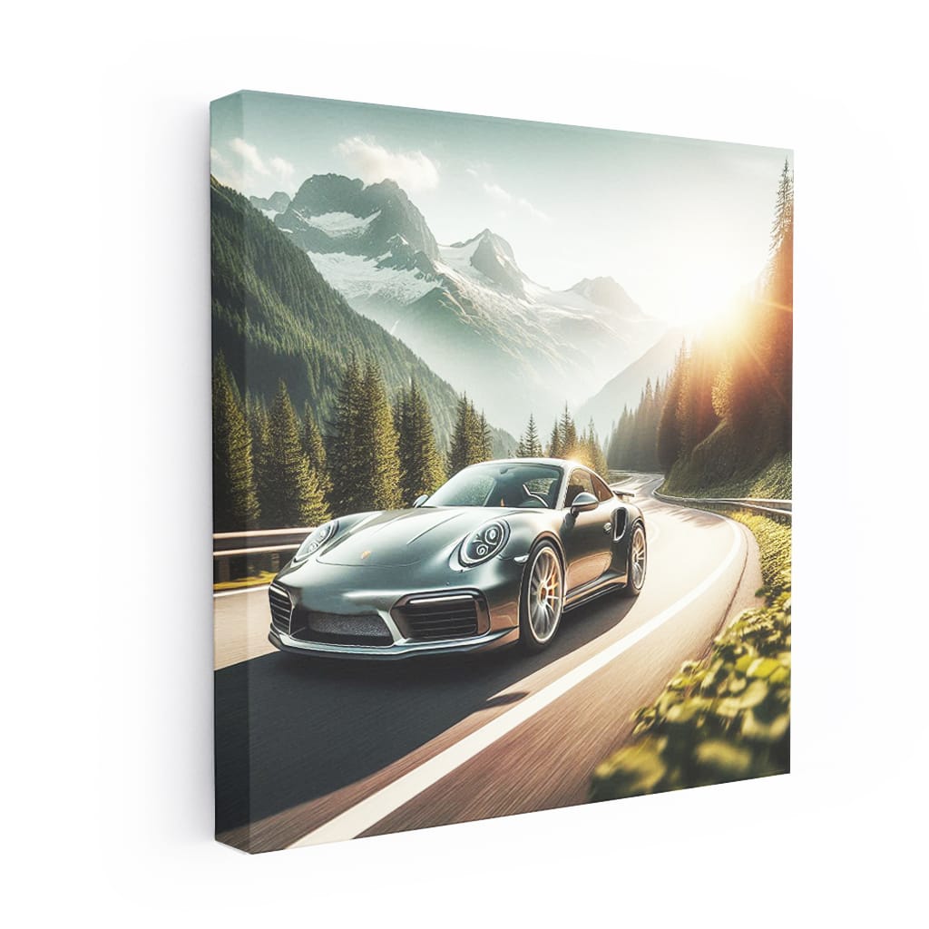 Porsche 911 Turbo S on Mountain Drive - Thrill Unleashed