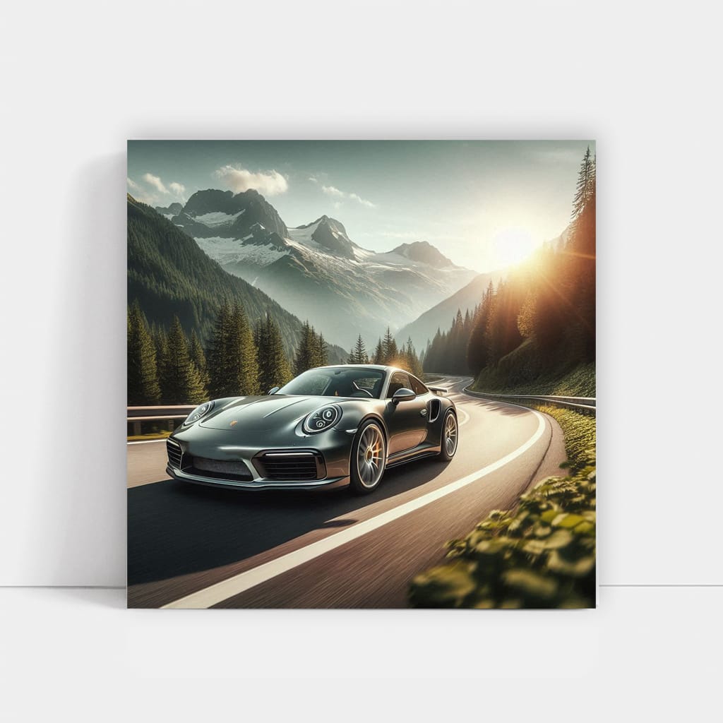 Porsche 911 Turbo S on Mountain Drive - Thrill Unleashed