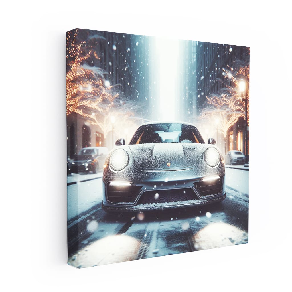 Porsche 911 Turbo S Snowfall - Power and Elegance in Motion