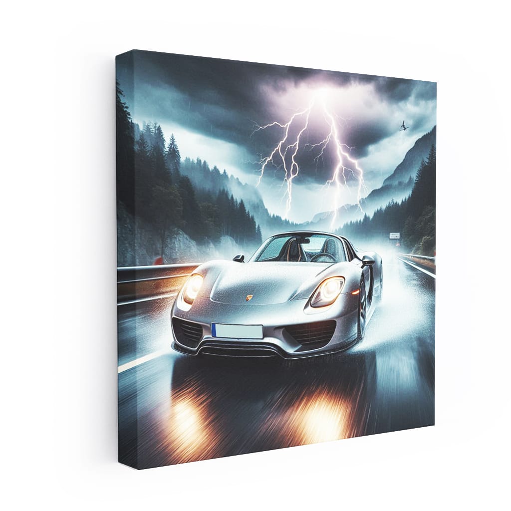 Porsche 918 Spyder: Thunderstorm Power and Elegance in HD