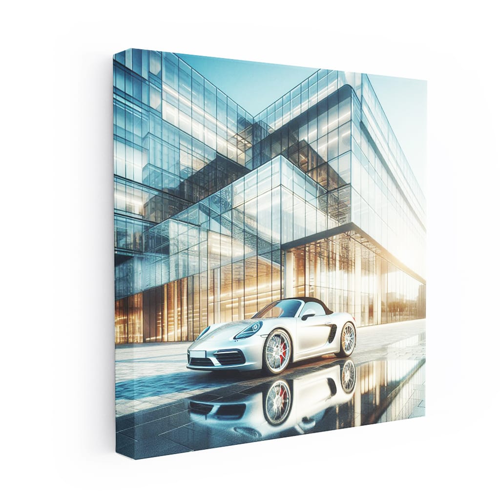 Porsche Boxster Construction Site - Sleek and Stylish