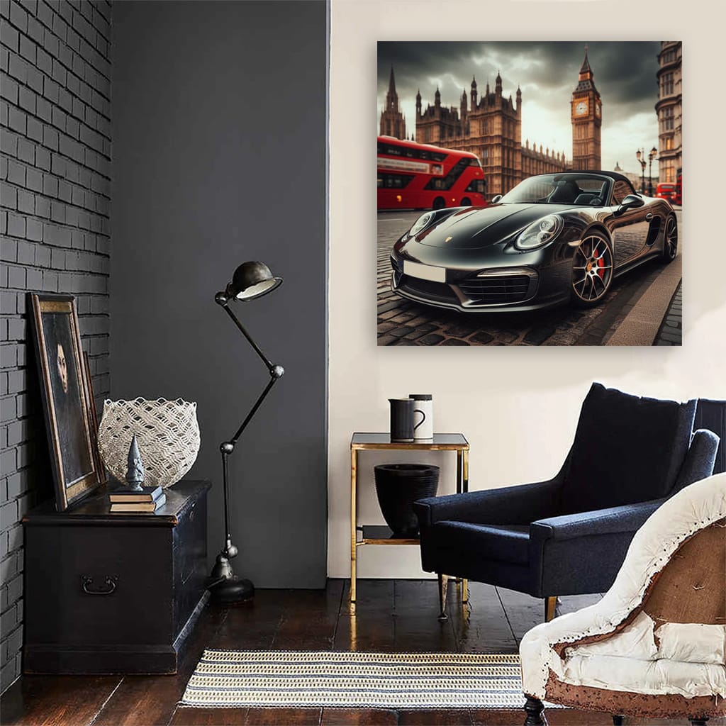 Porsche Boxster in London - Sleek Elegance on Move