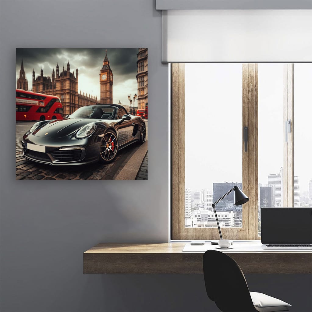 Porsche Boxster in London - Sleek Elegance on Move