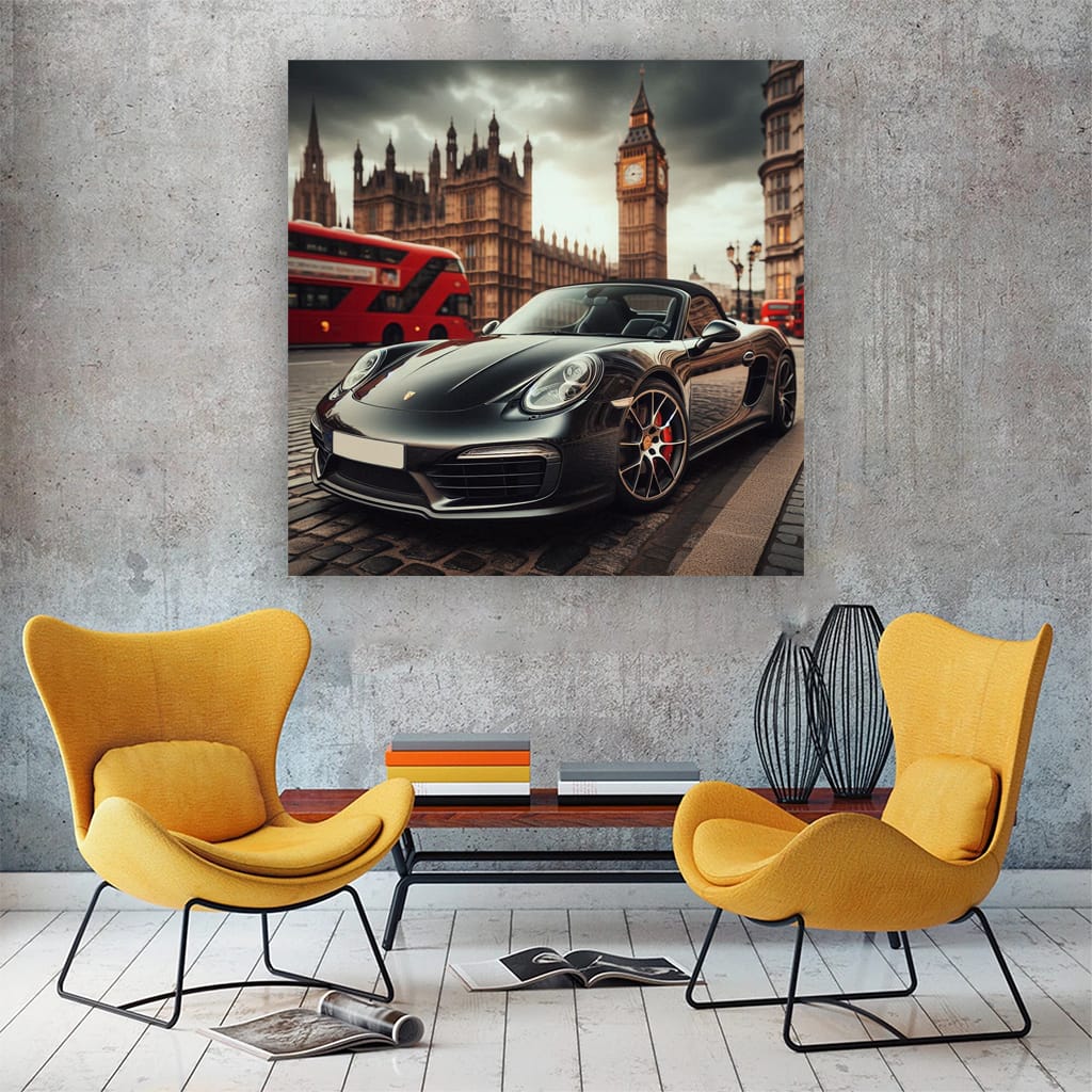 Porsche Boxster in London - Sleek Elegance on Move