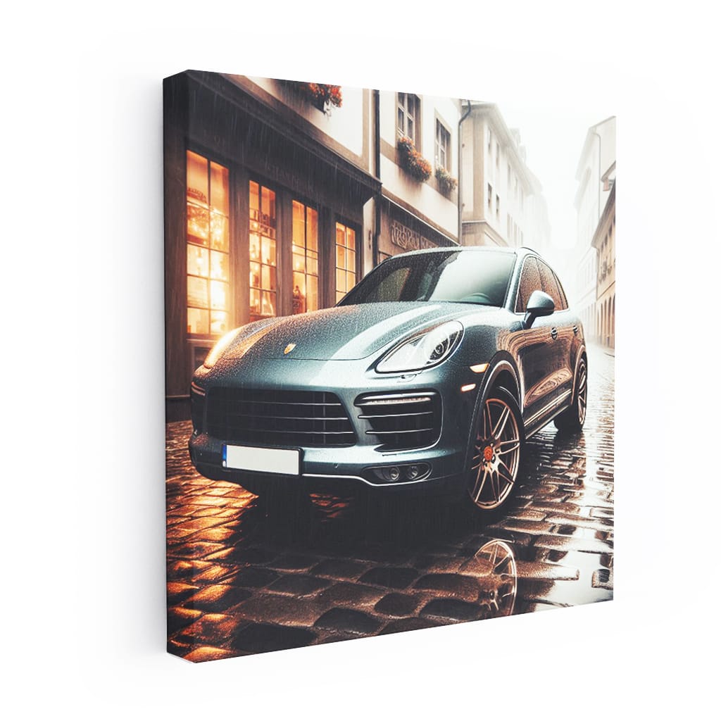 Porsche Cayenne in Cloudy Weather - Blend of Luxury and Power