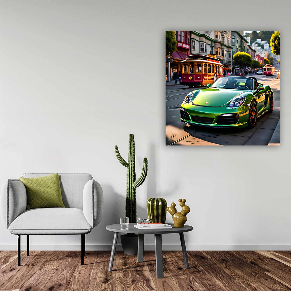 Porsche Boxster in Green, San Francisco CA - Sporty Elegance