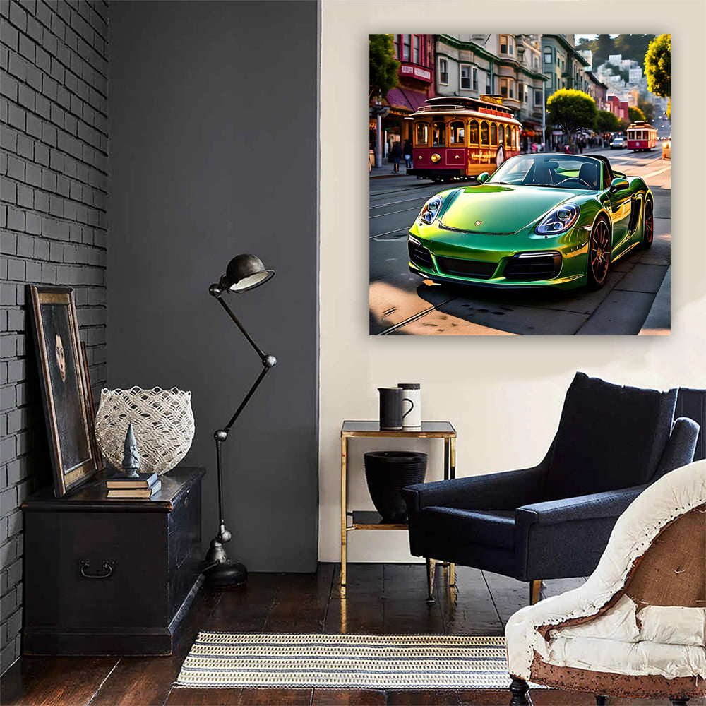 Porsche Boxster in Green, San Francisco CA - Sporty Elegance