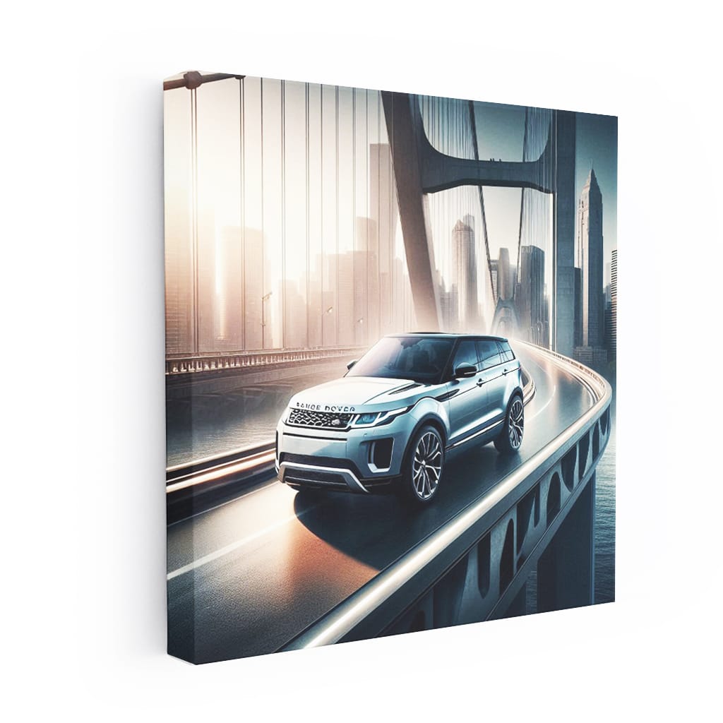 Range Rover Evoque on Bridge - Luxury and Elegance
