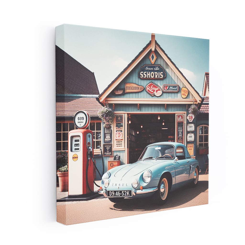Vintage Renault Sport Style - Classic Elegance in Motion