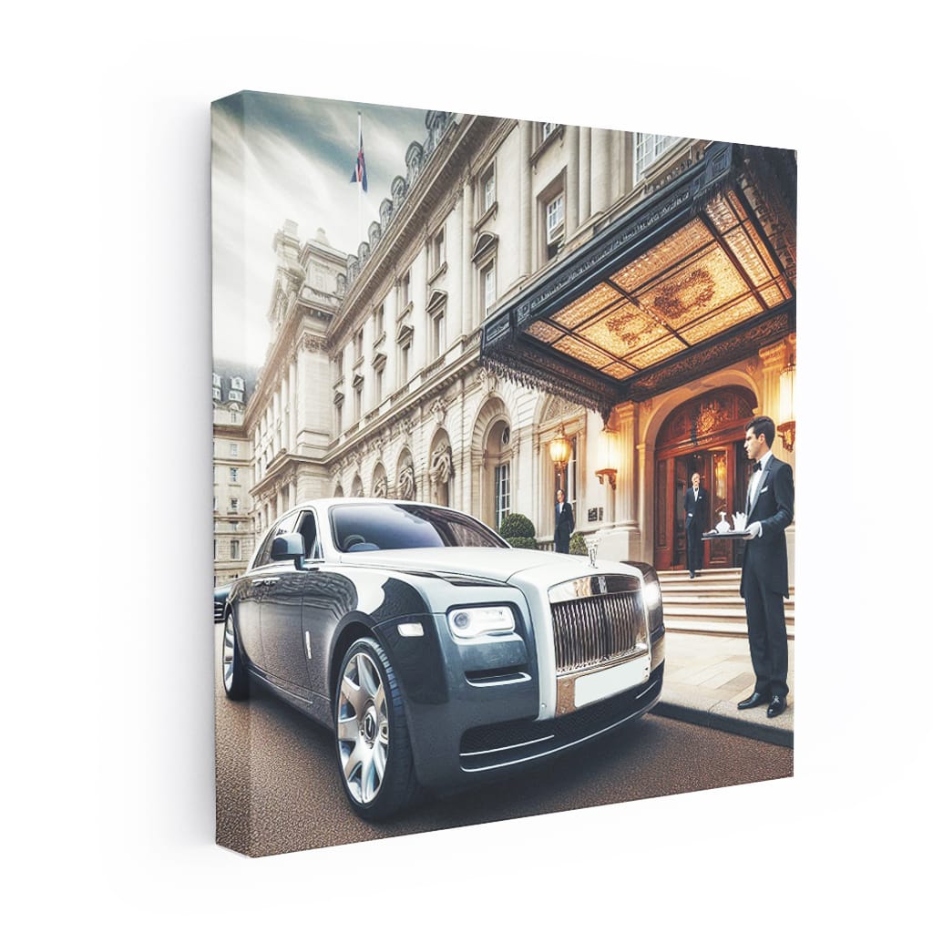 Rolls-Royce Ghost Parking - Elegant Luxury on Display