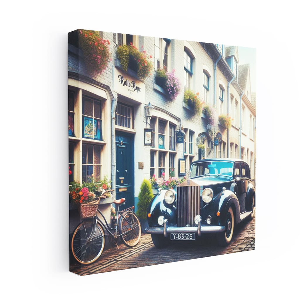Vintage Rolls-Royce Parking - Classic Elegance on Display