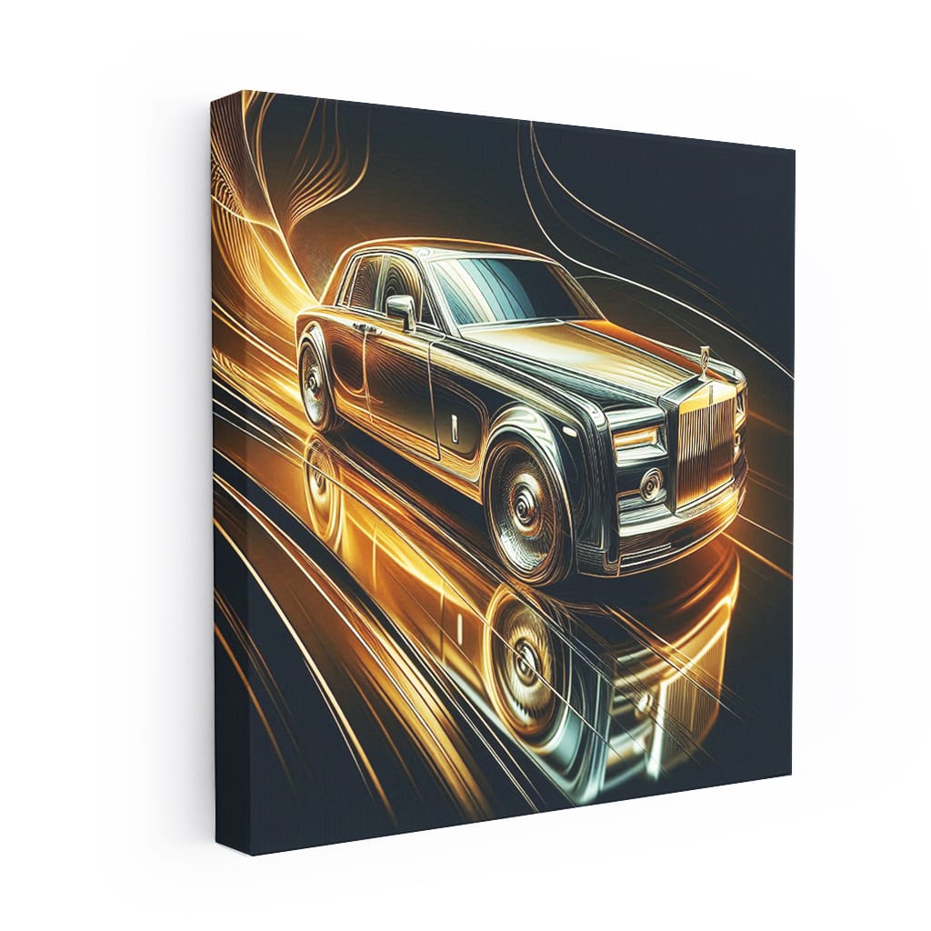 Abstract Rolls-Royce Phantom: Timeless Luxury Elegance