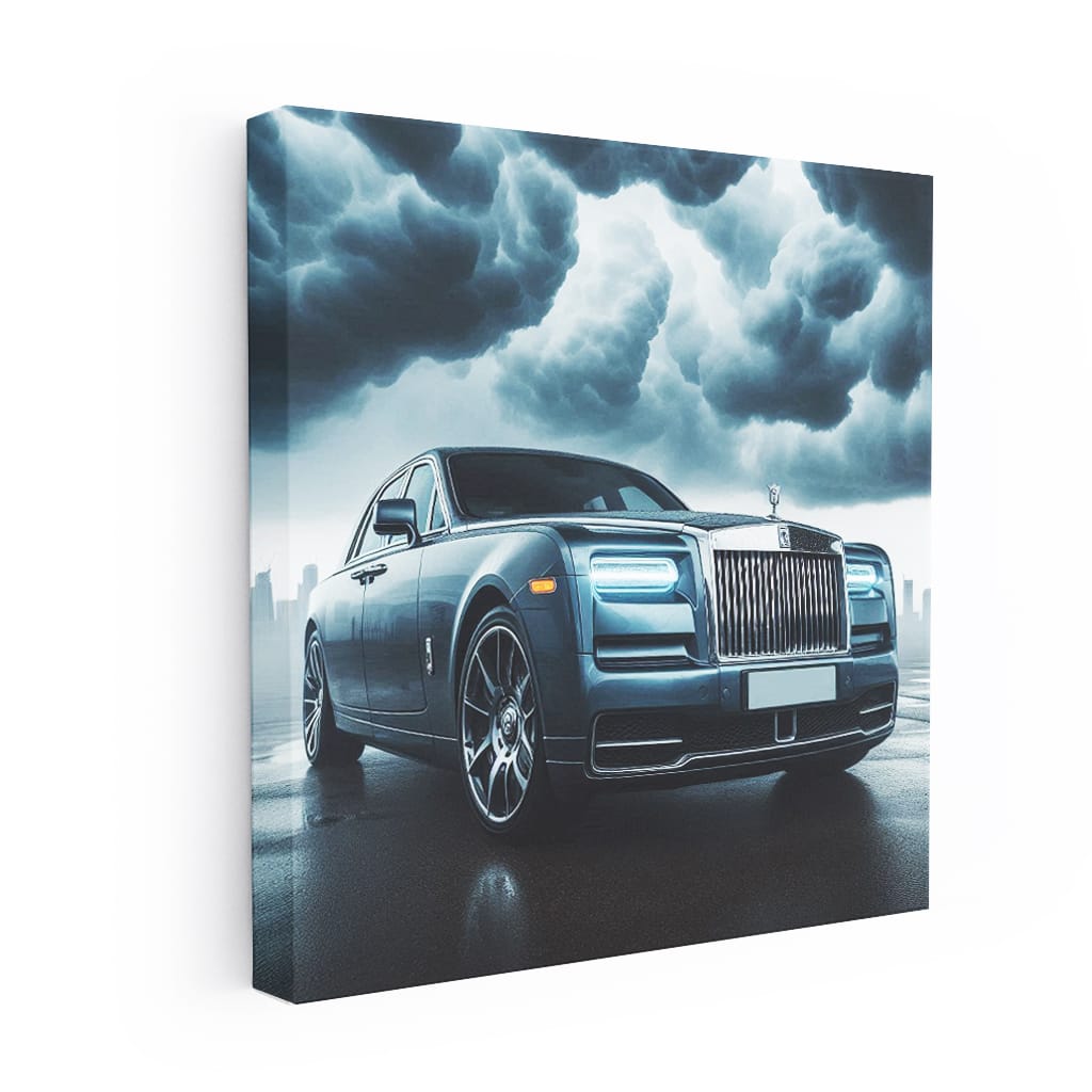Rolls-Royce Phantom in Overcast Skies - Elegance Unmatched