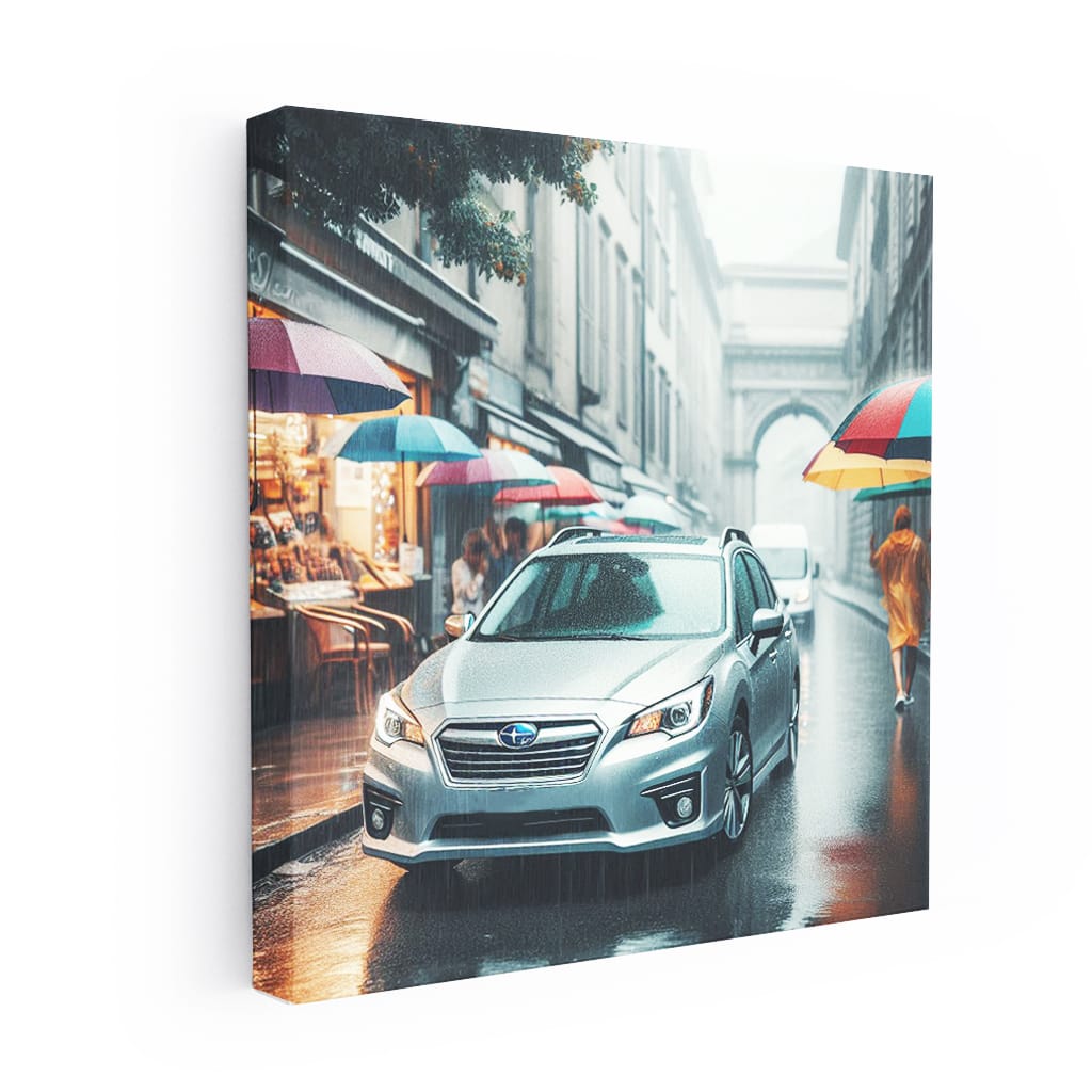 Subaru Legacy in Cloudy Skies - Reliable and Resilient
