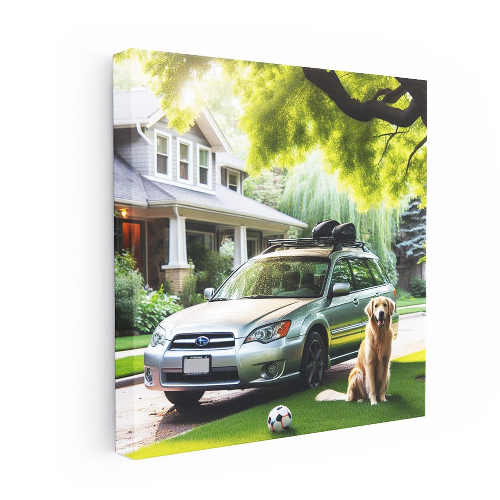 Subaru Legacy Parked - Stylish and Reliable Drive