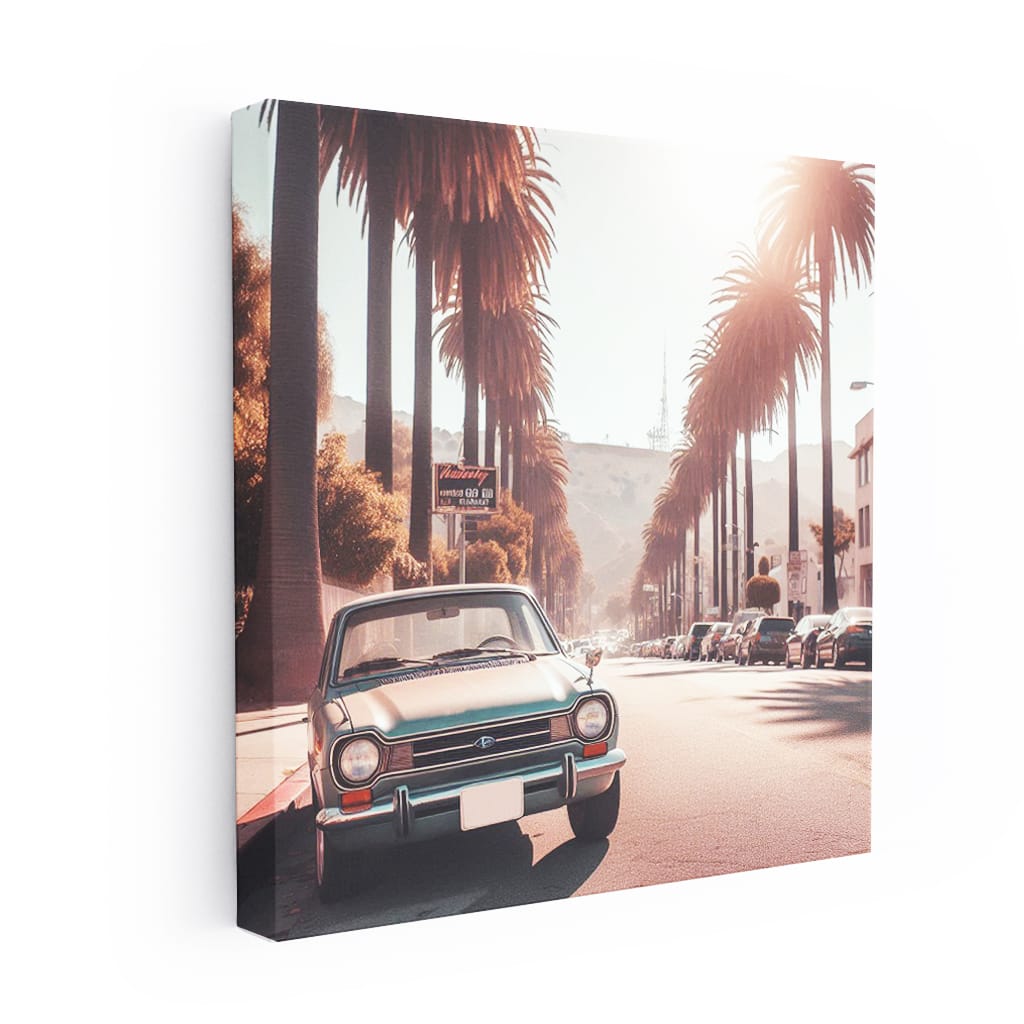 Classic Subaru in Retro Style, Los Angeles - Timeless Appeal
