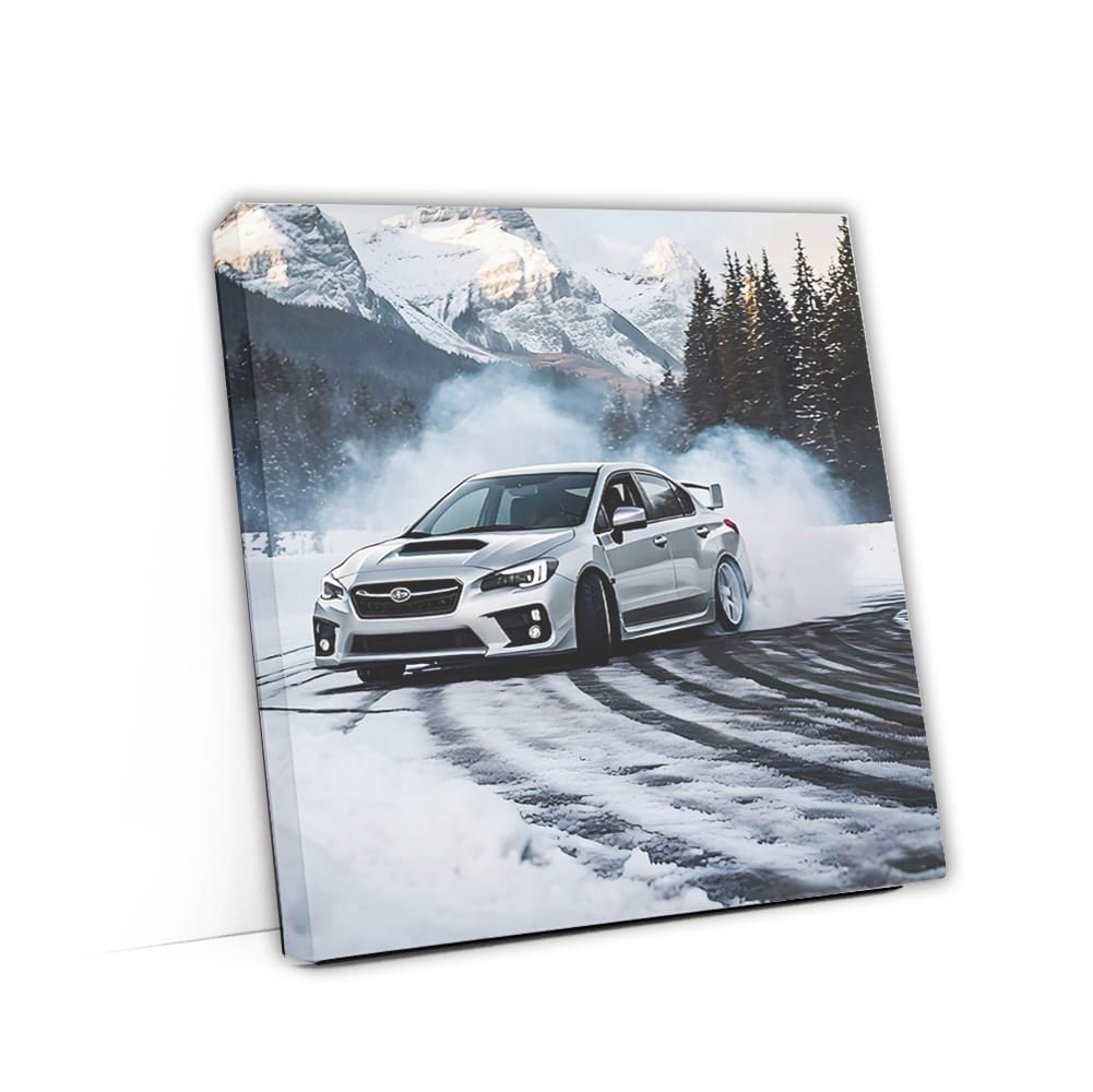Silver Subaru WRX STI Drift - Power Meets Precision