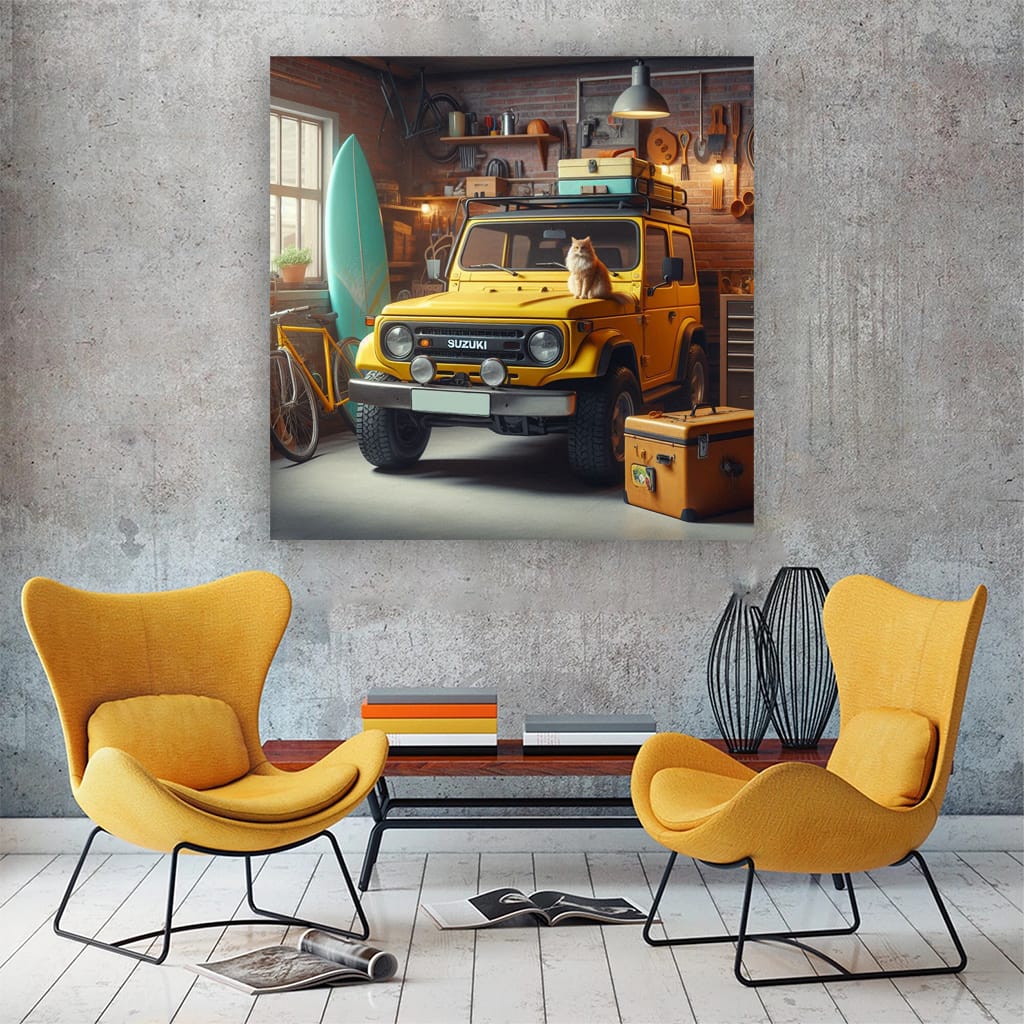 Suzuki Jimny in Garage - Compact Adventure Ready SUV