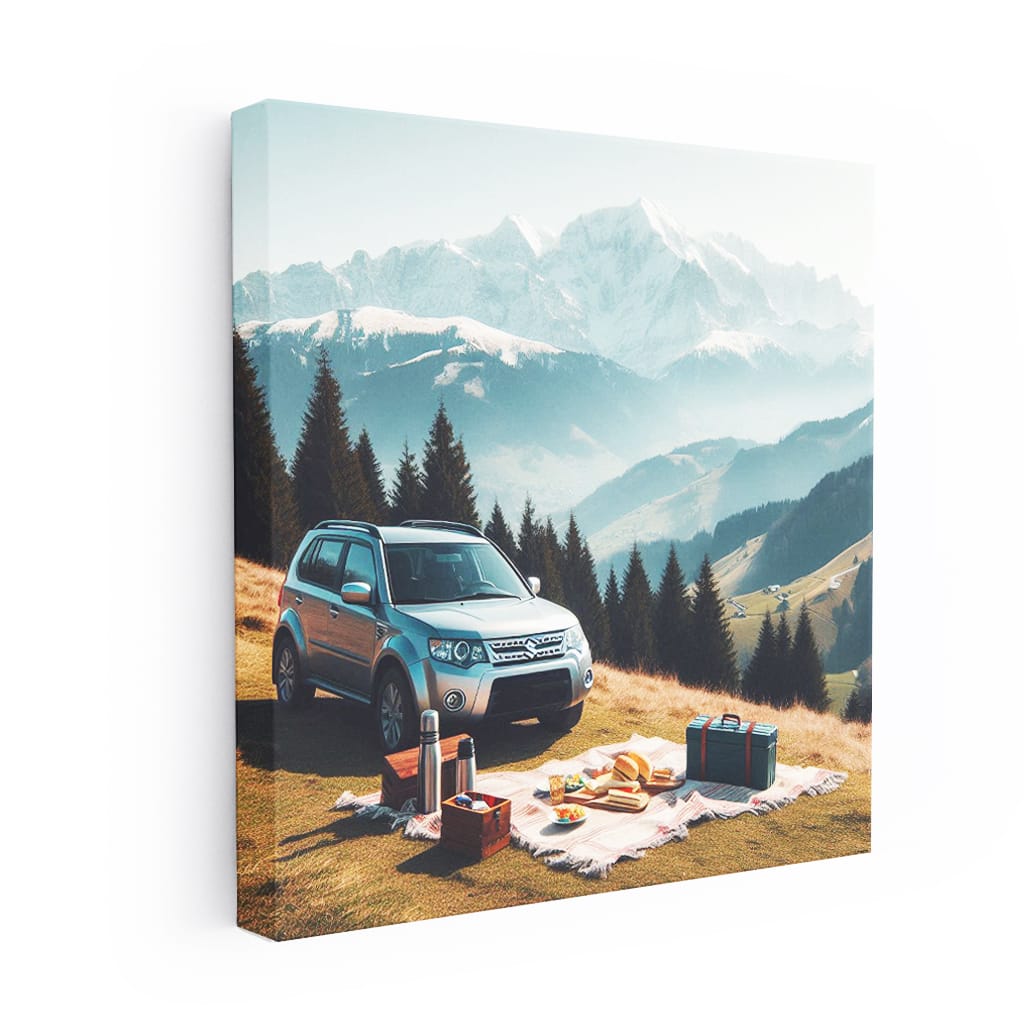Suzuki Vitara on Mountain - Adventure Ready SUV