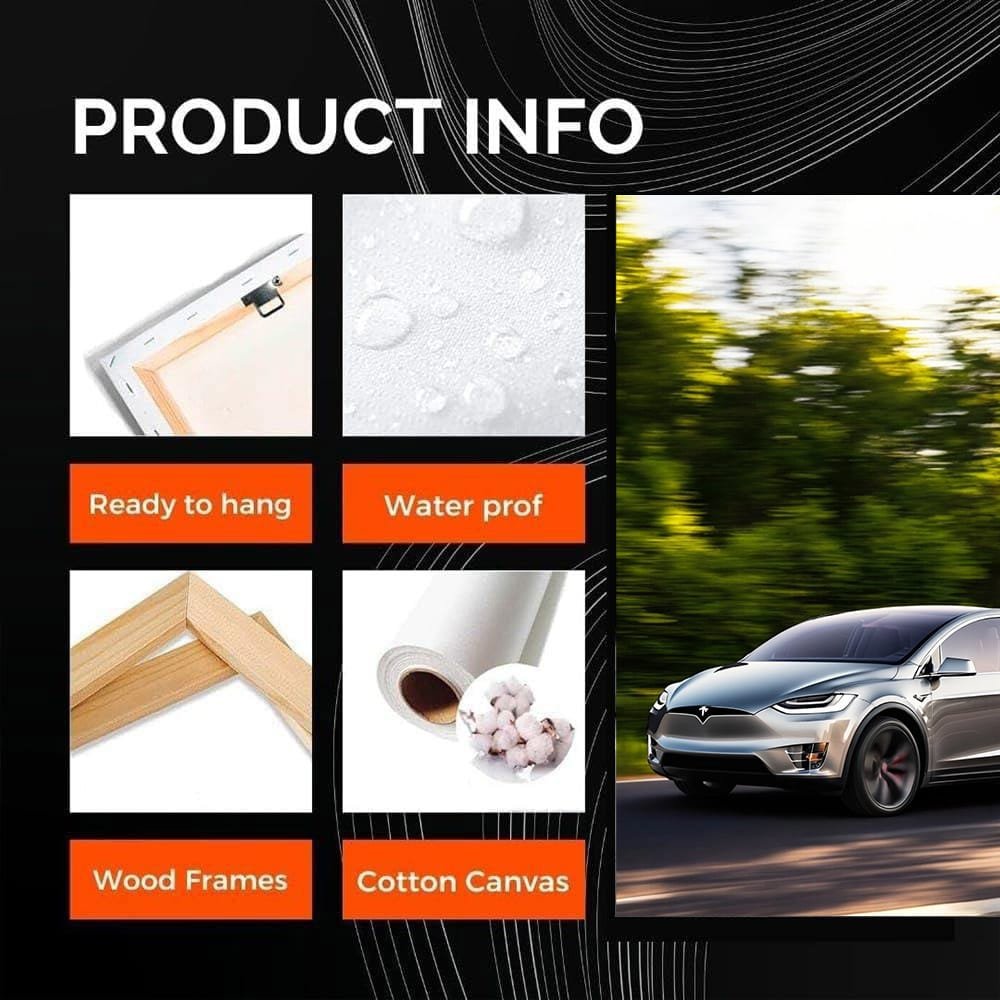 Tesla Model X in Lush Forest - Ultimate Electric SUV - EnjoyStore