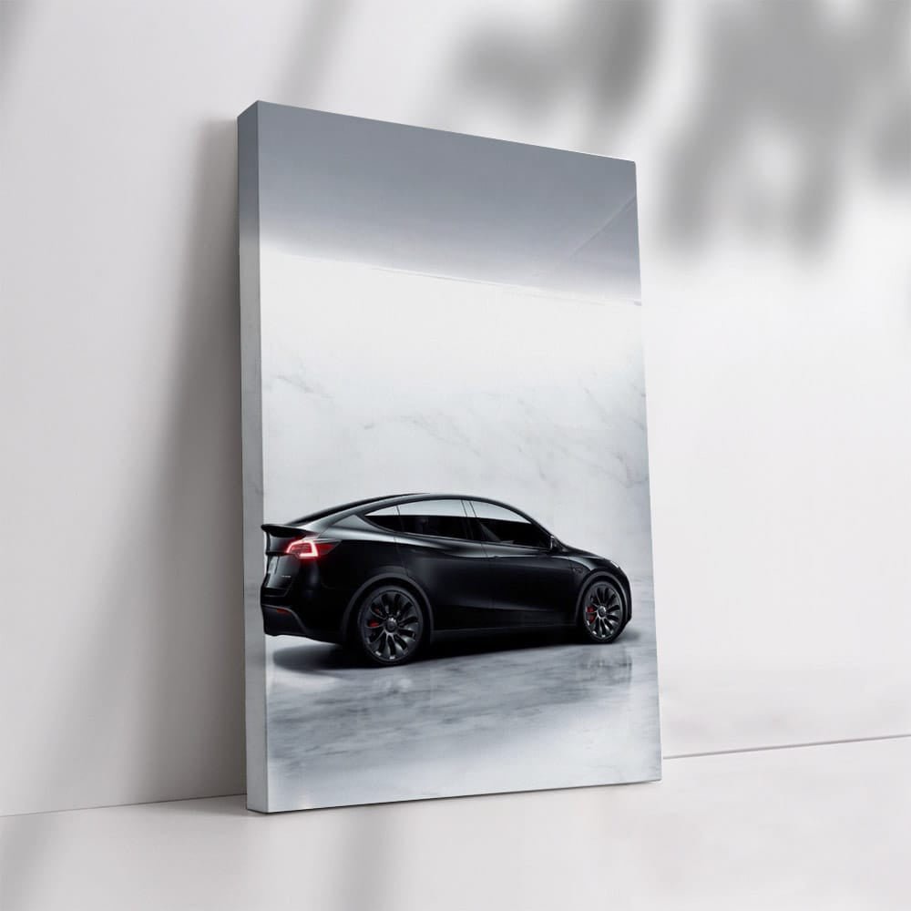 Tesla Model Y on Marble - Sleek and Modern Electric SUV - EnjoyStore