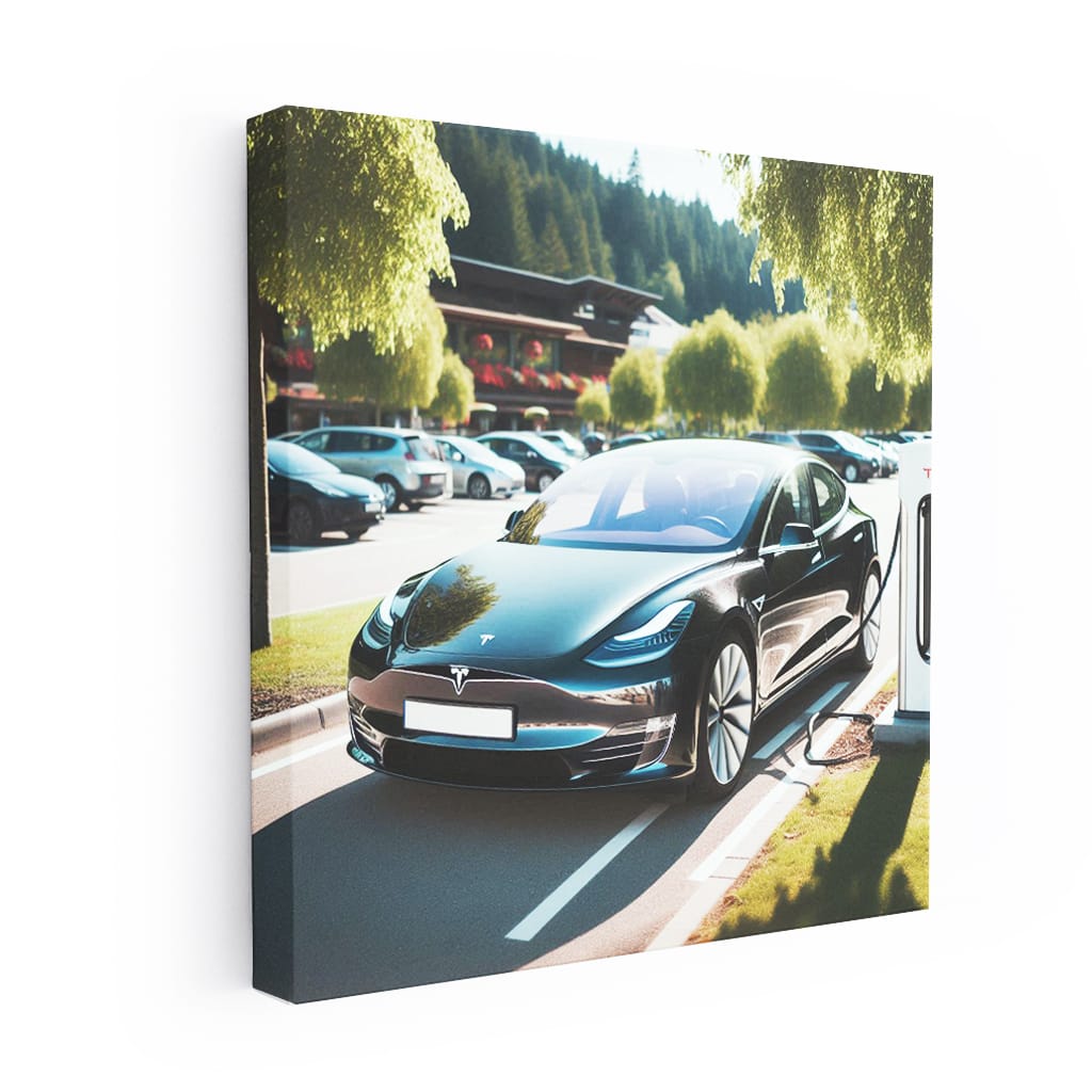 Tesla Model Parking - Elegance Meets Innovation