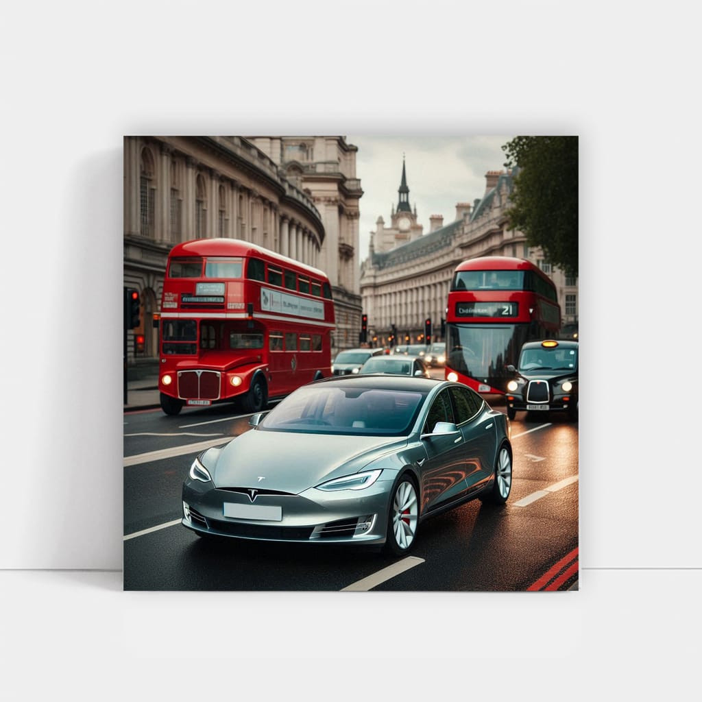Tesla Model S in London - Elegance Meets Innovation