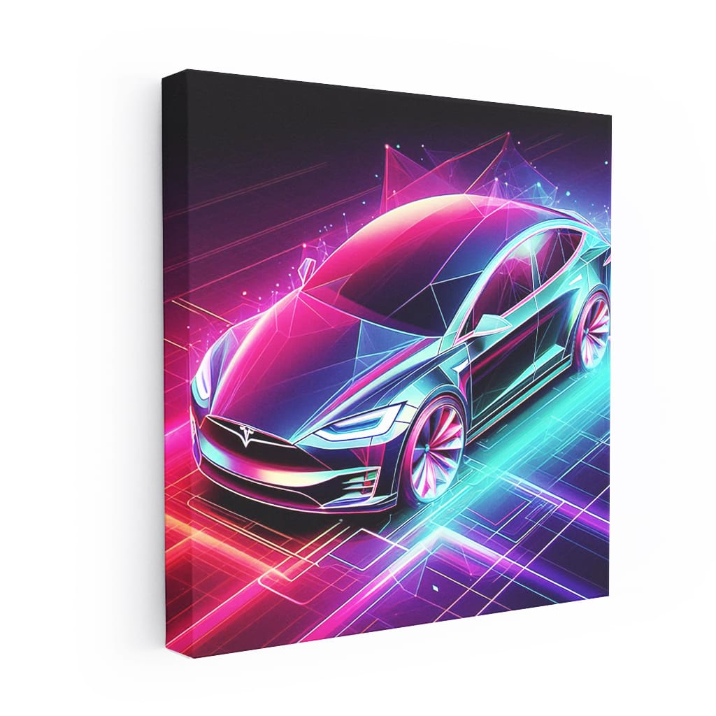 Tesla Model X Abstract - Innovative Electric SUV
