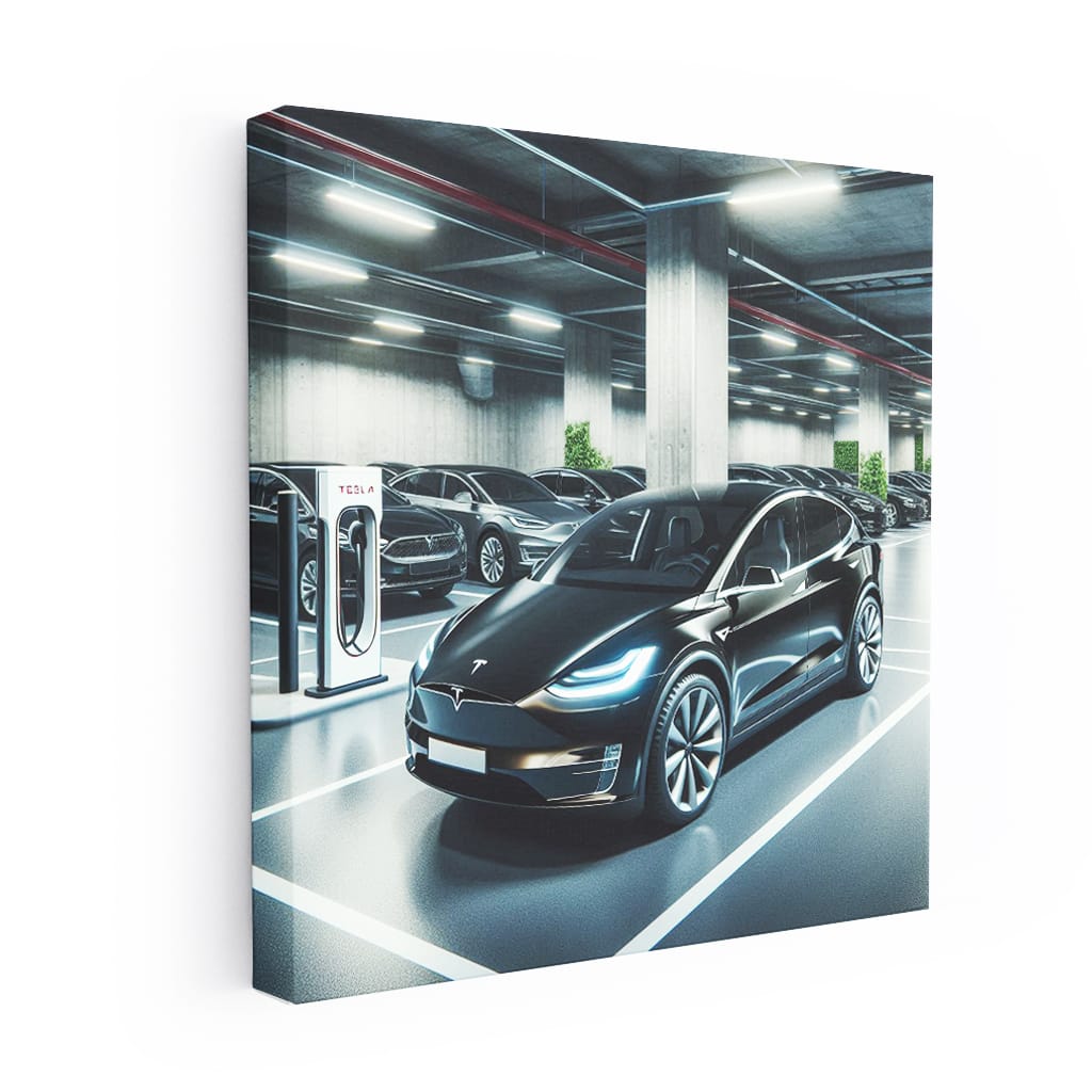 Tesla Model X Parking - Elegance in Motion