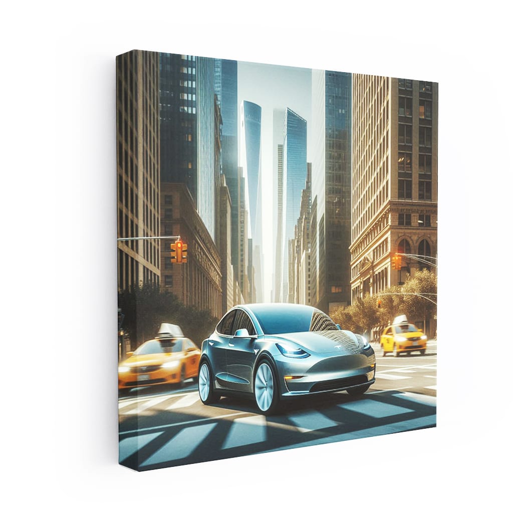 Tesla Model Y in New York - Sleek Urban Innovation