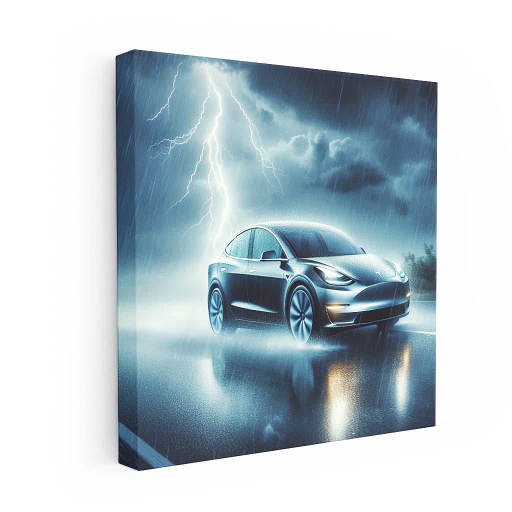 Tesla Model Y Thunderstorm - Powerful and Electric