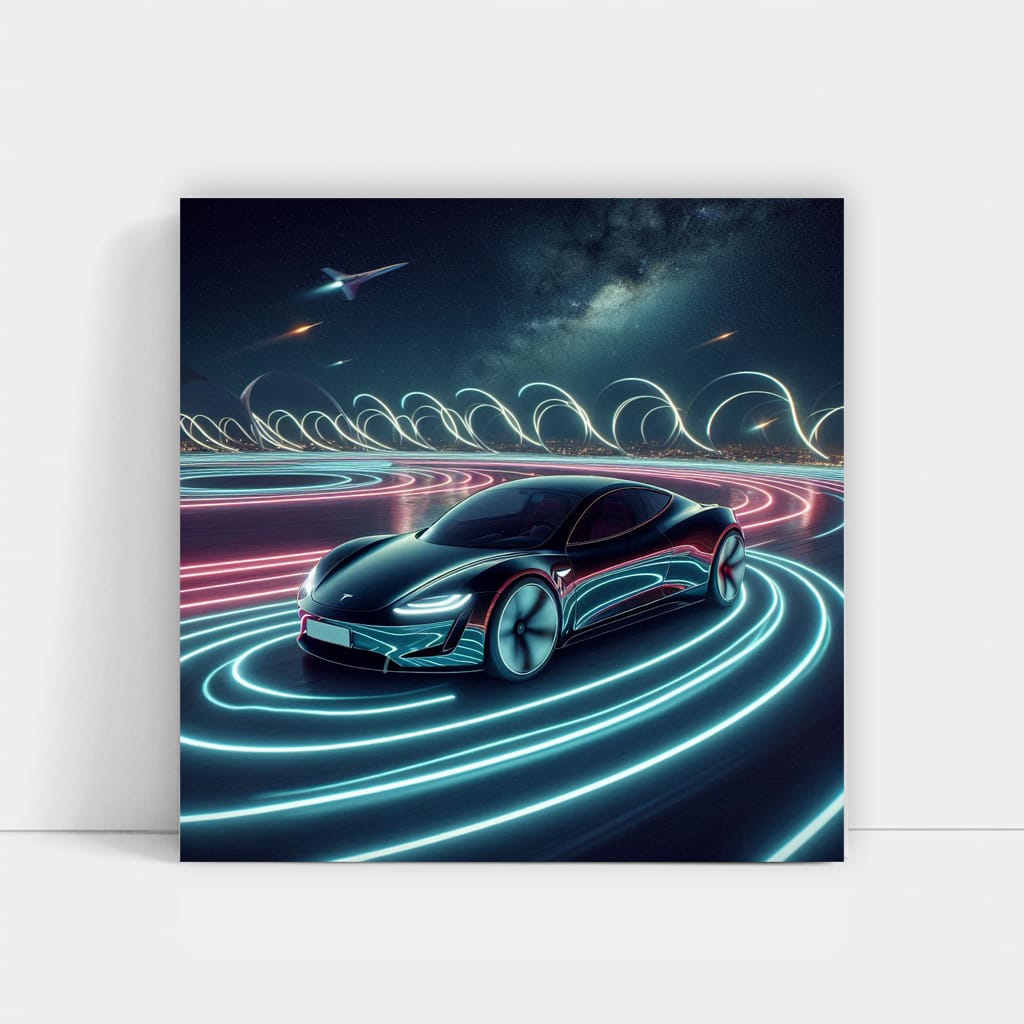 Tesla Roadster Racing at Ring 2 - Speed Revolution