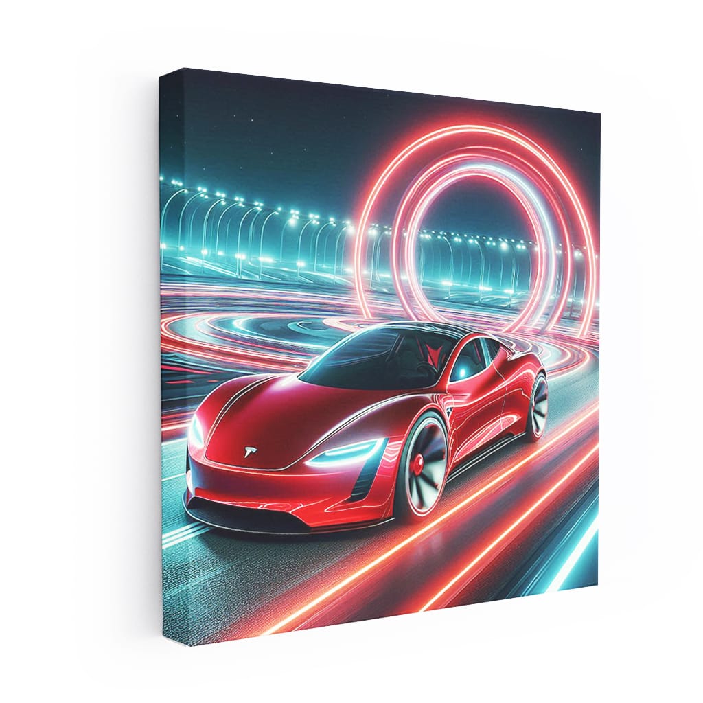 Tesla Roadster Racing at Ring - Speed and Innovation