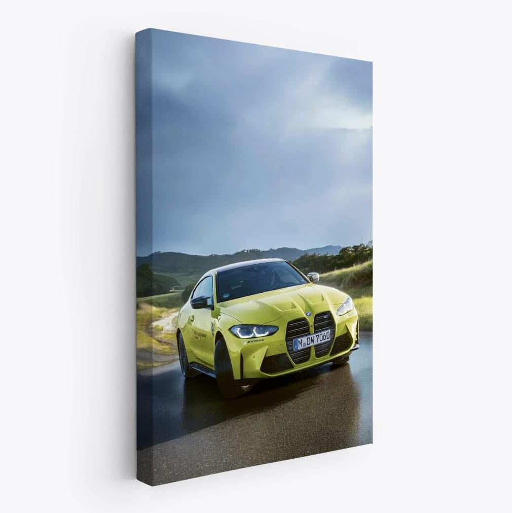 The BMW M4 Competition M xDrive in Yellow - Power Unleashed - EnjoyStore