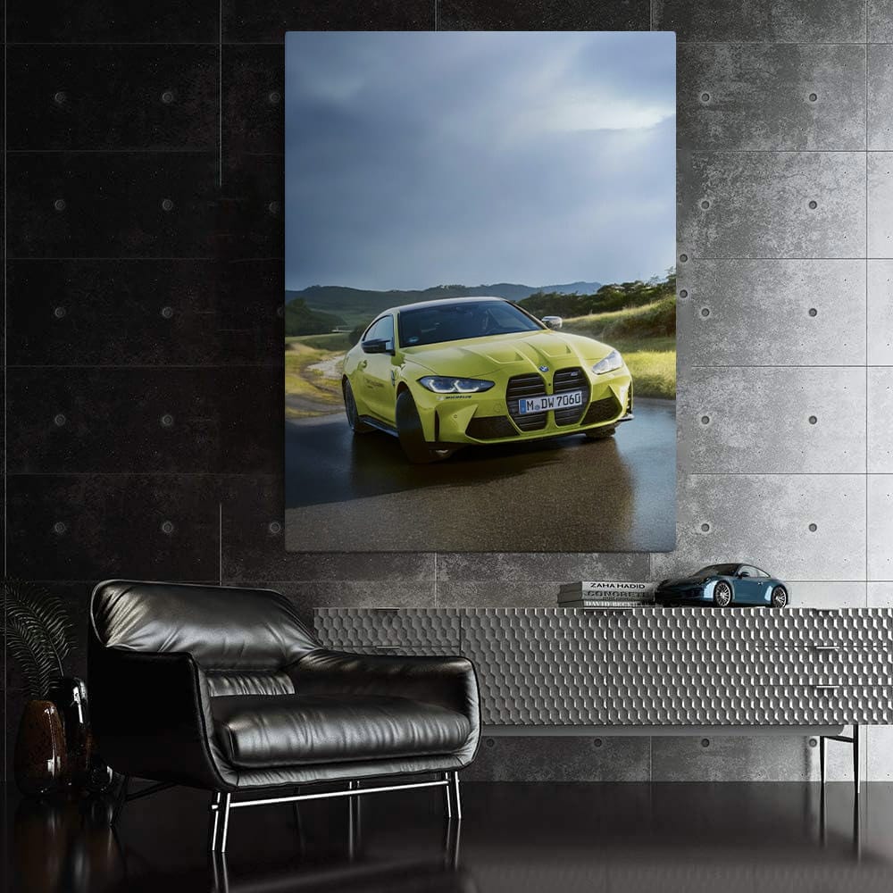 The BMW M4 Competition M xDrive in Yellow - Power Unleashed - EnjoyStore