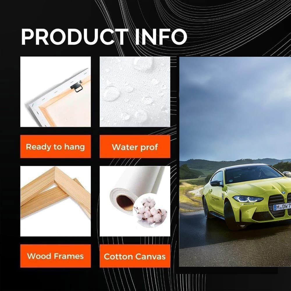 The BMW M4 Competition M xDrive in Yellow - Power Unleashed - EnjoyStore