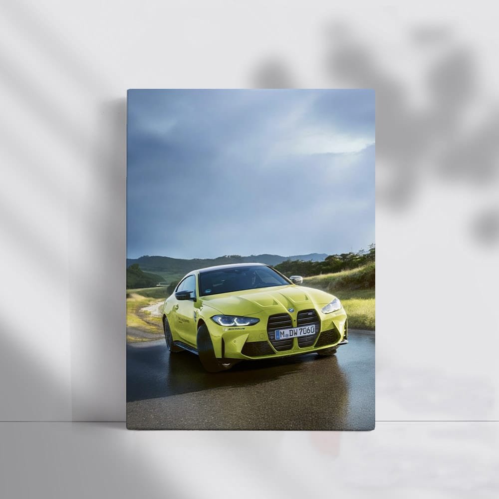 The BMW M4 Competition M xDrive in Yellow - Power Unleashed - EnjoyStore