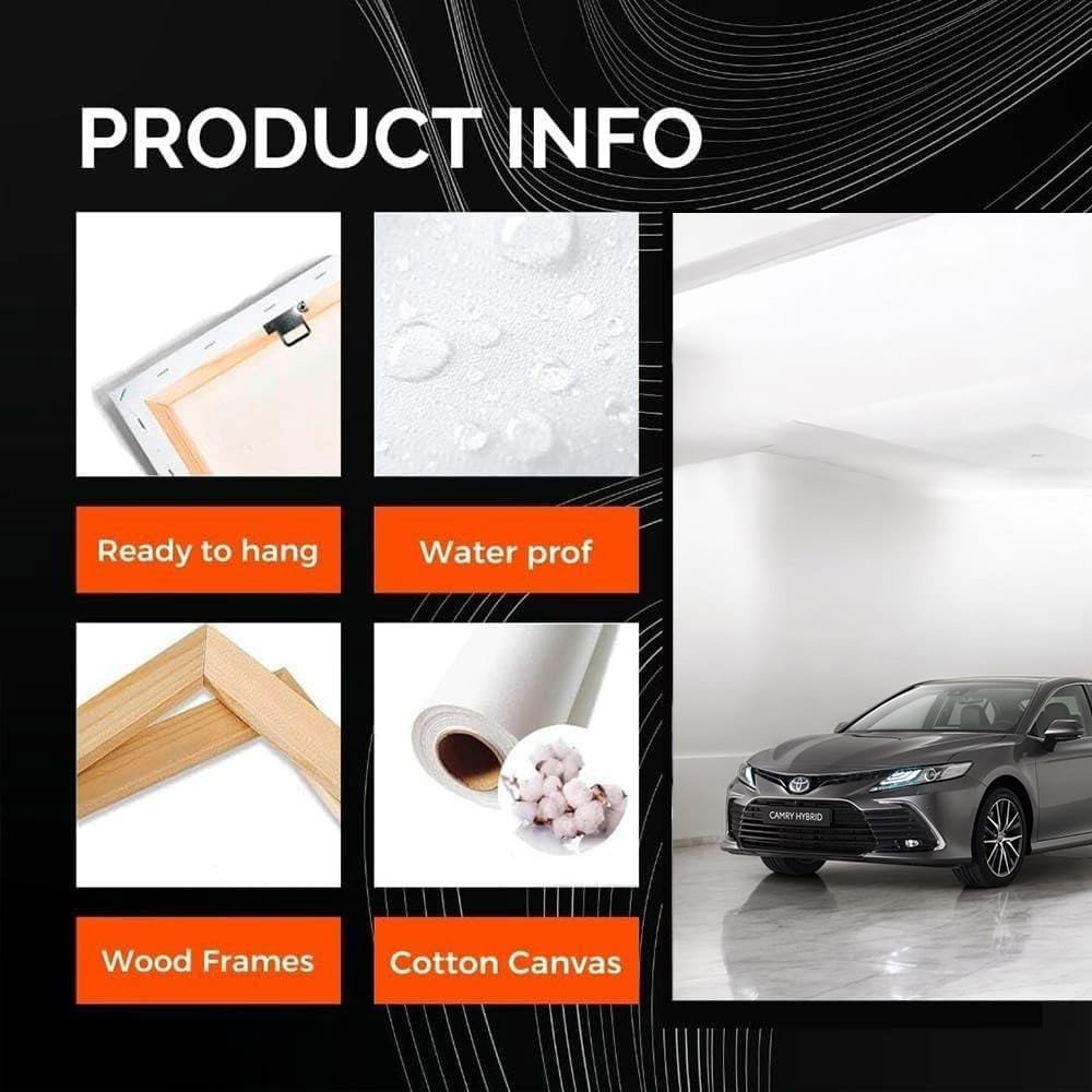Toyota Camry 70 Marble Wall - Elegance Meets Performance - EnjoyStore