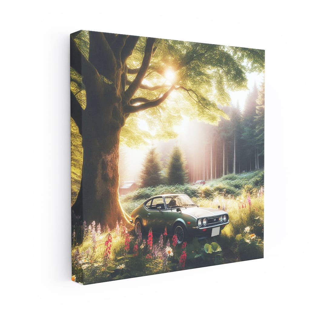 Toyota Celica in Forest - Sporty and Adventurous Ride