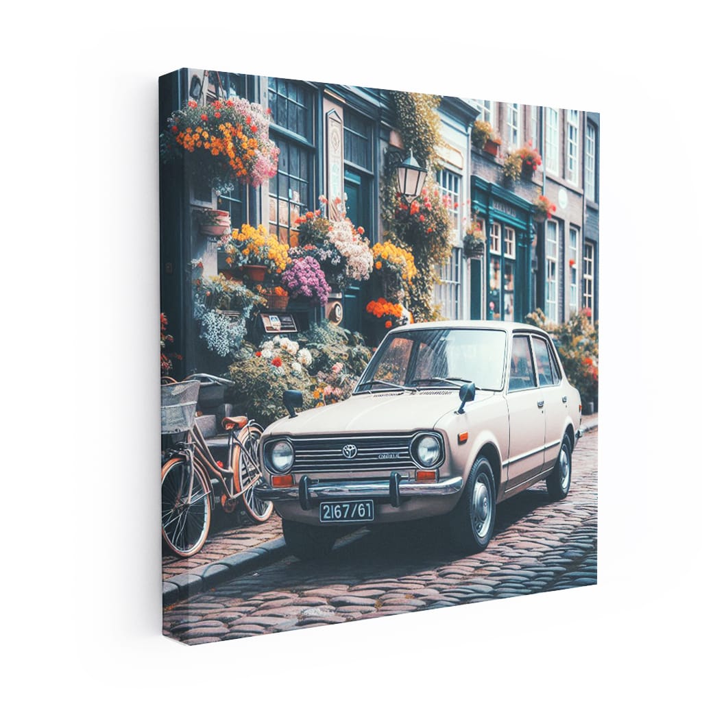 Vintage Style Toyota Corolla - Classic Elegance on Wheels