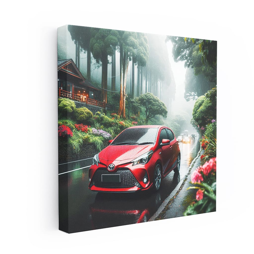 Toyota GR Yaris in Rain - Agile, Sporty, and Powerful