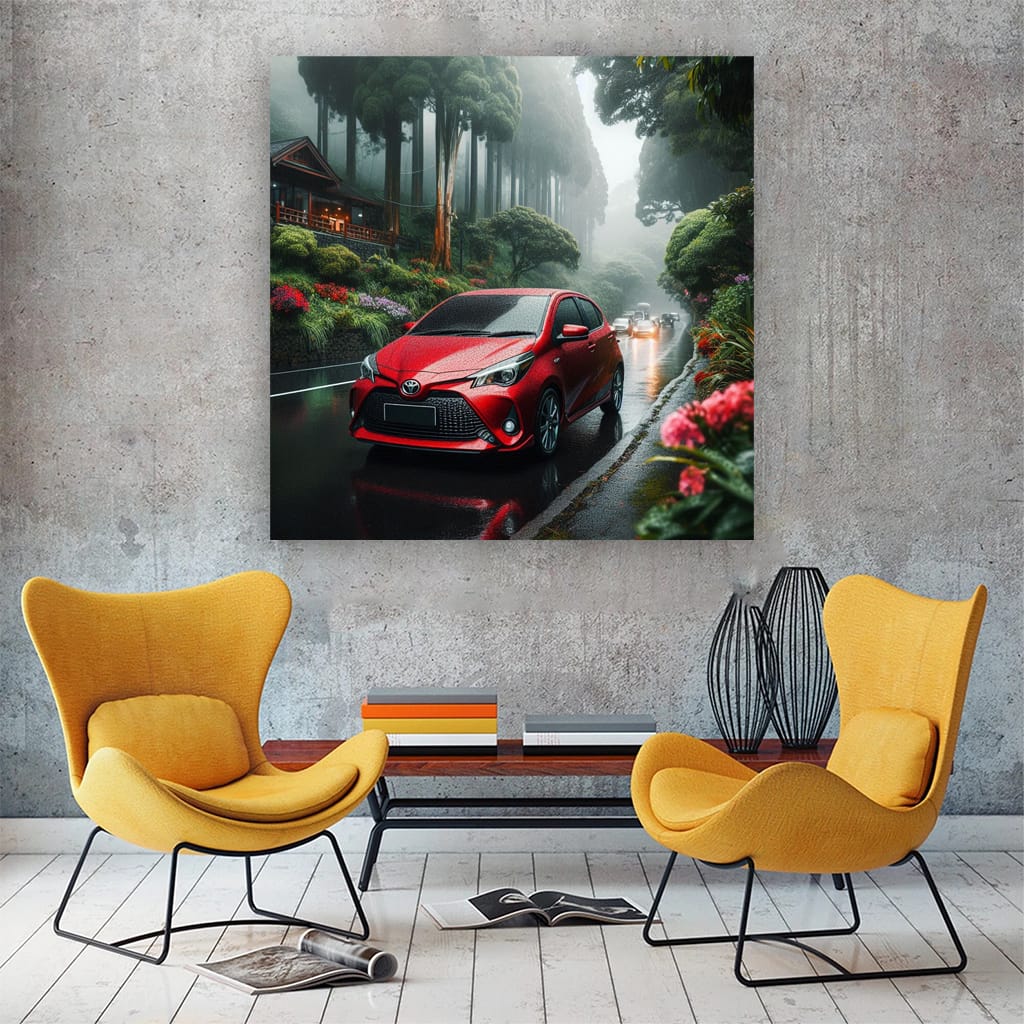 Toyota GR Yaris in Rain - Agile, Sporty, and Powerful